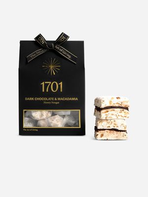 1701 nougat dark chocolate & macadamia 160g