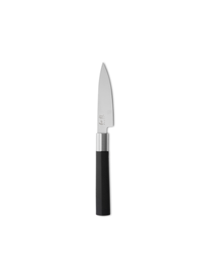 kai wasabi utility knife black 10cm