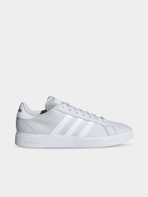 Mens adidas Grand Court Base 2 Grey/White Sneakers