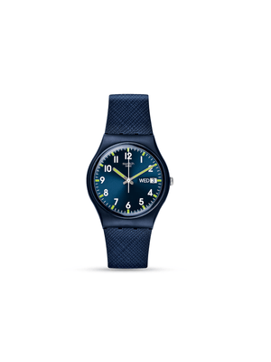 Swatch Sir Blue Silicone Watch
