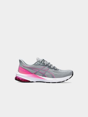 Women's Asics GT-1000 12 Sheet Rock/Hot Pink Running Shoes