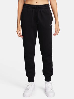 Womens Nike Sportswear Phoenix Fleece Black Trackpants