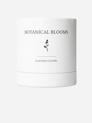 Embossed Jar Candle Botanical Blooms 8.5cm