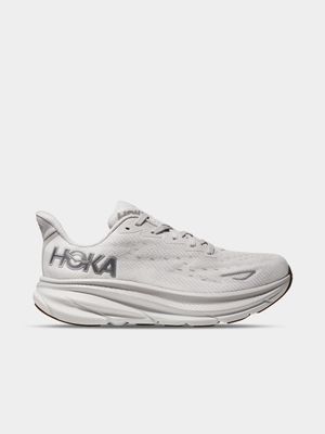 Womens Hoka Clifton 9 Nimbus Cloud/White Running Shoes