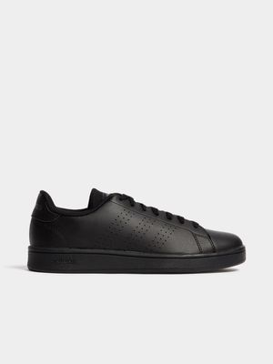 Mens adidas Advantage Base Black Sneaker