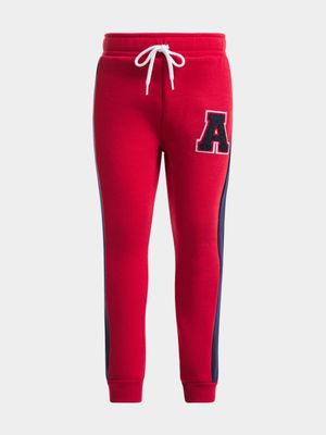Jet Younger Boys Red Active Pants