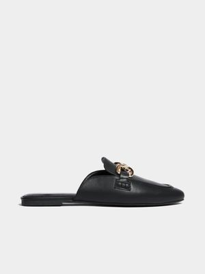 Slip In Chain Detail Loafers