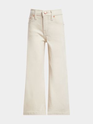 Younger Girls Wide Leg Jeans