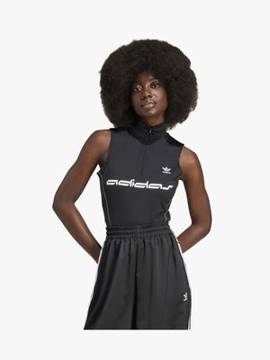 adidas Originals Womens Sleeveless Black Bodysuit
