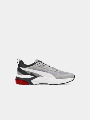Mens Puma Vis2K Grey/Red Sneakers