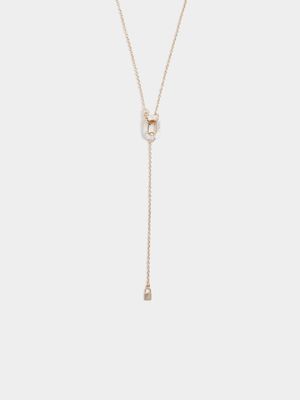 Resin Link Dainty Chain Necklace