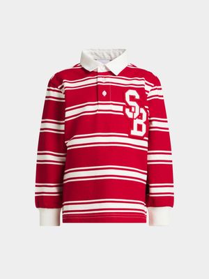 Younger Boys Embroidered Rugby Jersey
