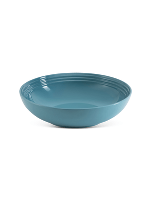 le creuset serving bowl caribbean blue 32cm
