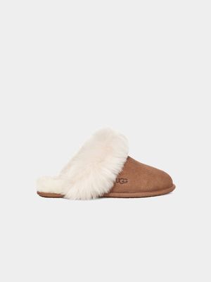 Womens UGG Chestnut Scuff Sis Slippers