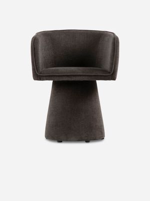 Tale Swivel Dining Chair Danny Charcoal