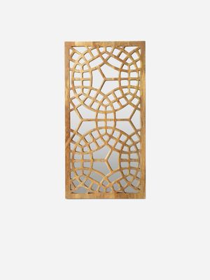 Mosaic Look Wood Mirror Panel