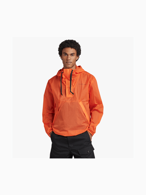 G-Star Men's Windbreaker Orange Shell Jacket