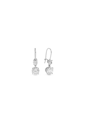 Cheté Sterling Silver & Cubic Zirconia Double Drop Earrings