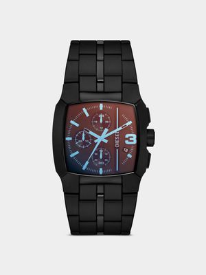 Diesel Cliffhanger Black Plated Stainless Steel Bracelet Watch