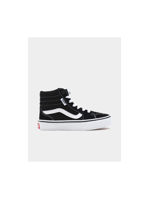 Junior Vans Filmore Hi Top Black/White Sneaker