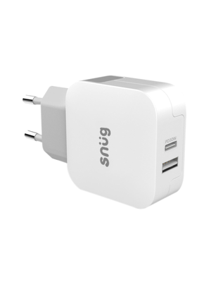 Snüg 2 Port PD USB Home Charger 30W