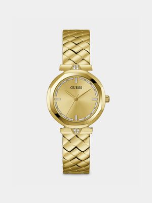 Guess Rumour Gold Plated Bracelet Watch