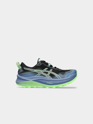 Mens Asics Gel-Trabuco Max 3 Black/Green Trail Running Shoes