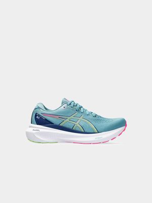 Womens Asics Gel-Kayano 30 Gris Blue Running Shoes