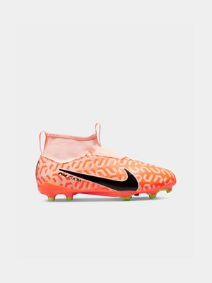 Junior Nike Superfly 9 Academy MG Pink Boots