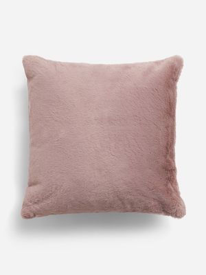 Jet Home Pink Faux Fur Scatter 45X45