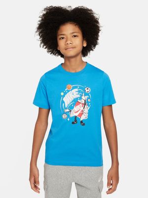 Nike Boys Youth NSW Blue T-shirt