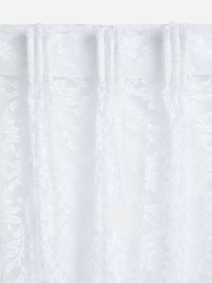 Jet Home Fall Plate Lace Sheer Curtain