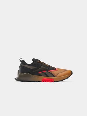 Mens Reebok Lavante 2 Black/Brown/Red Trail Running Shoes