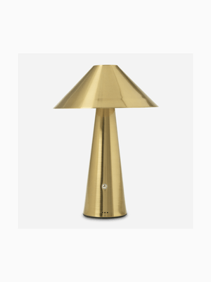 Gold Rechargeable Table Lamp 27cm