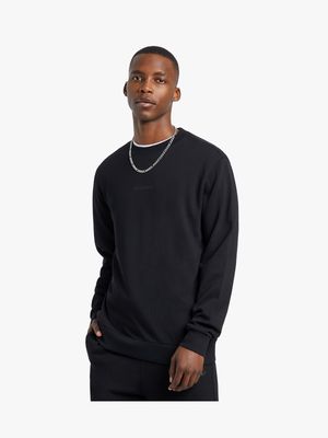 Redbat Classics Men's Black Crew Sweater