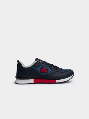 Mens Lonsdale Casual Navy/Red Sneaker