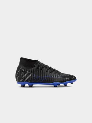 Mens Nike Mercurial Superfly 9 Club MG High-Top Black Soccer Boots