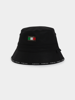 Denim Di Lusso Black Bucket Hat