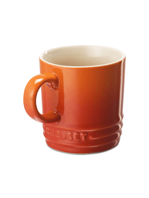 le creuset espresso mug flame