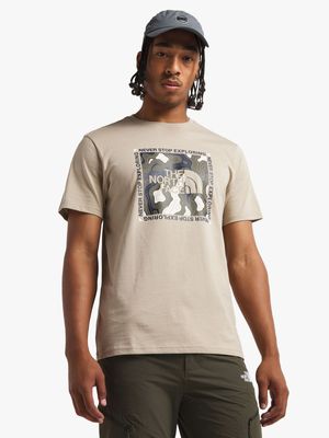 The North Face Men's Beige T-Shirt