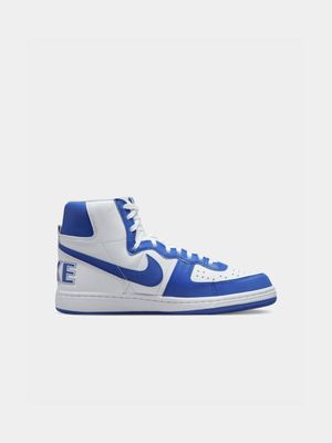 Nike Men's Terminator High White/Blue Sneaker