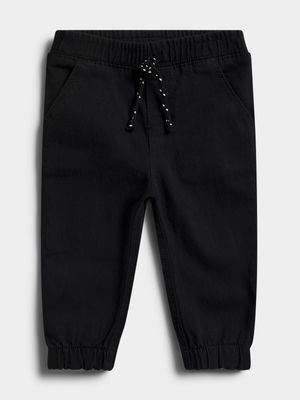 Jet Toddler Boys Black Denim Jogger Jeans