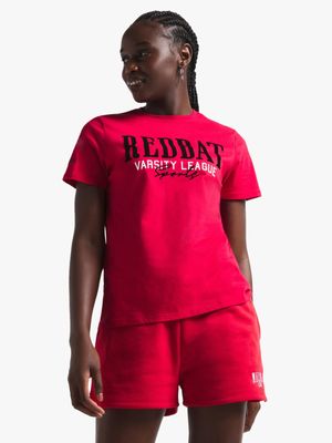 Redbat Athletics Women's Red T-Shirt