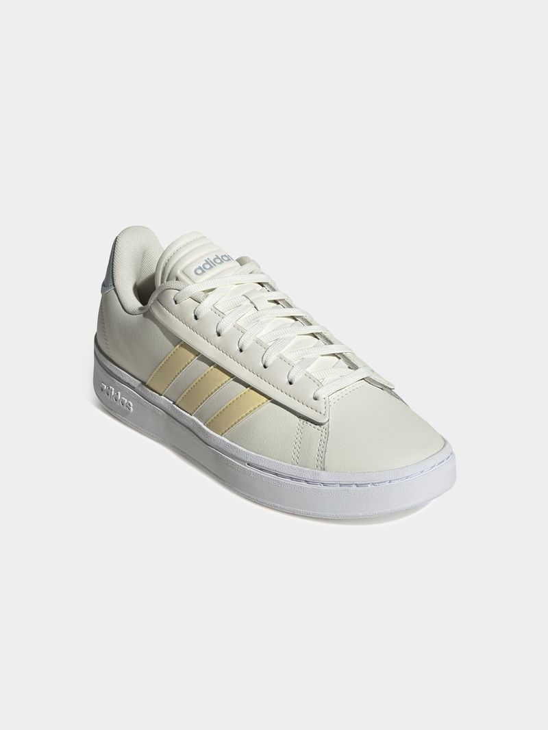 Womens Adidas Grand Court Yellow Sneakers