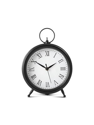 Table Clock Classic With Ring 26x18cm