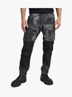 G-Star Men's 3D Regular Tapered Printed Cargo Pants