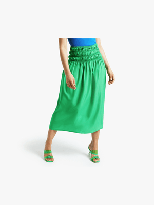 Women's Green Co-Ord Skirt