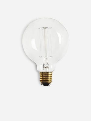 edison carbon filament round bulb clear E27 60W