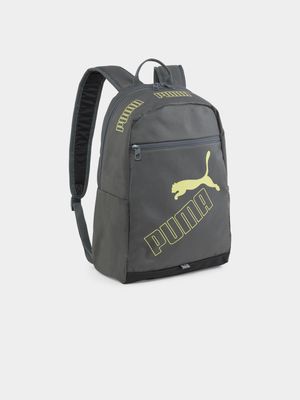 Puma Phase Grey Lime Backpack