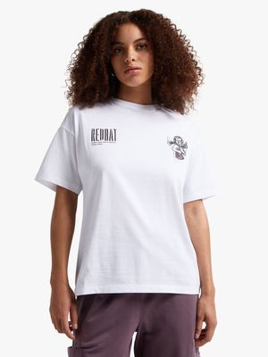 Redbat Women's White Relaxed T-Shirt